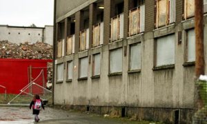 A housing estate in Glasgow